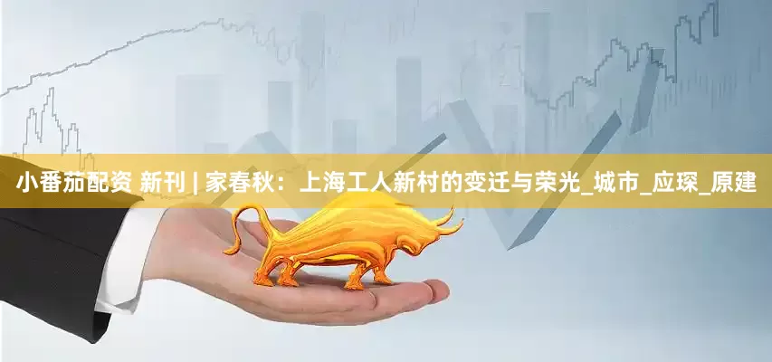 小番茄配资 新刊 | 家春秋：上海工人新村的变迁与荣光_城市_应琛_原建