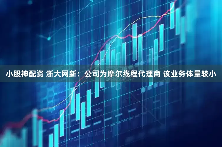 小股神配资 浙大网新：公司为摩尔线程代理商 该业务体量较小