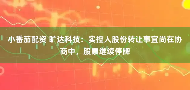 小番茄配资 旷达科技：实控人股份转让事宜尚在协商中，股票继续停牌